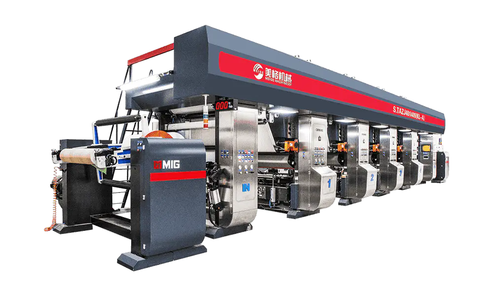 S.TAZJ401400(KL-A) 4-Foot Smedium-High Speed ELS-Type Gravure Printing Machine for Engineered Wood Decorative Paper
